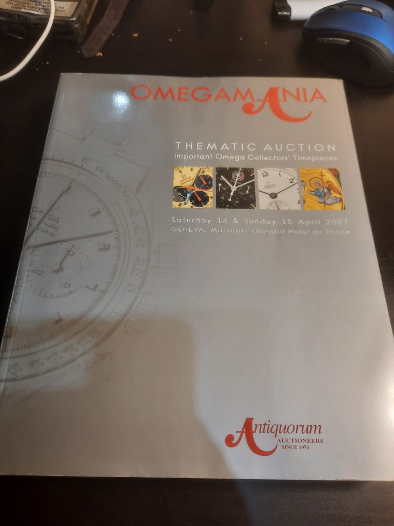 OmegaMania -auction catalogue book
