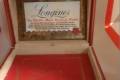 Longines-gold and red vintage box