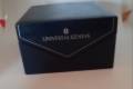 Universal Geneve watch box and paper