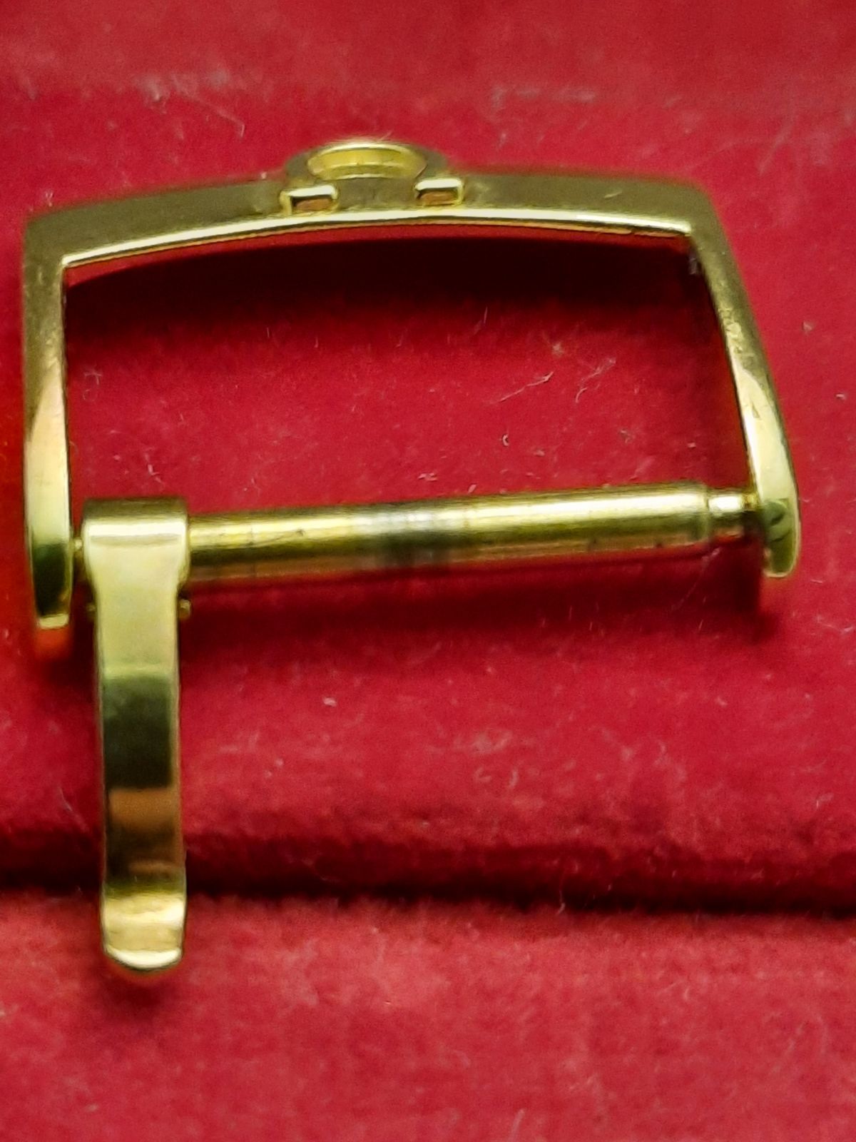 Omega-18k solid gold tang  Buckle 16mm lugs