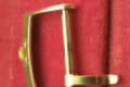 Omega-18k solid gold tang  Buckle 16mm lugs