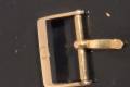 Omega pin buckle 18k gold 16mm