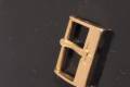 Omega pin buckle 18k gold 16mm
