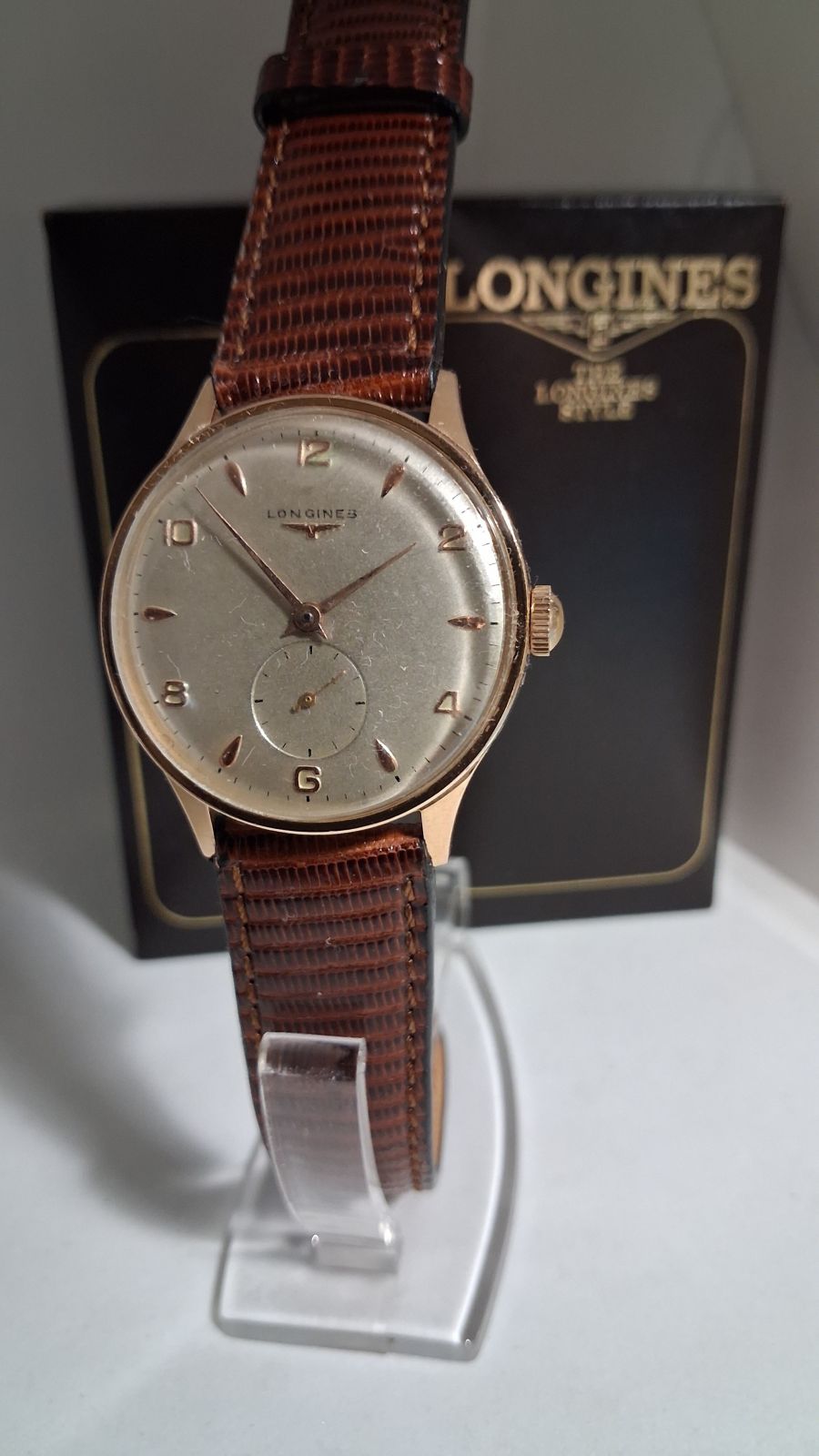 Longines-Calatrava-Jumbo-4915-cal27-1953-18k rose gold