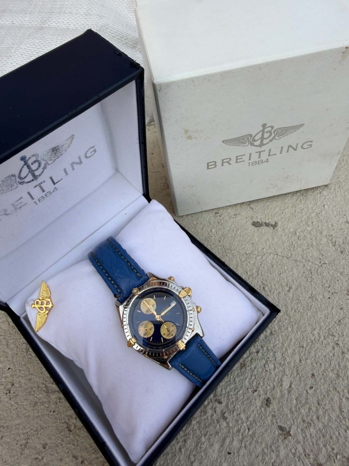 Breitling Chronomat-B13050.1-calB13-1990-steel .gold