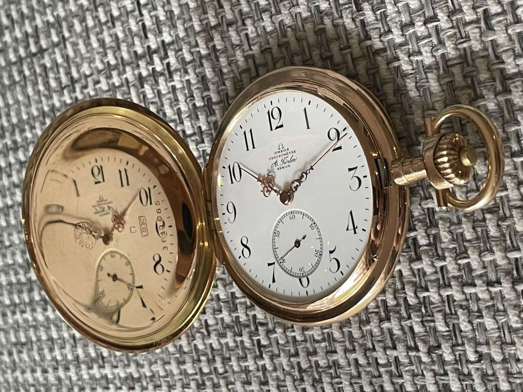Omega-Türler-Pocket chronometer-cal19'''DD-1903  18K